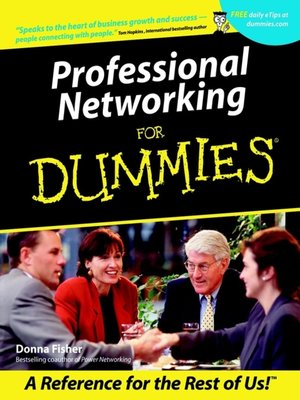 Professional Networking For Dummies - ebook